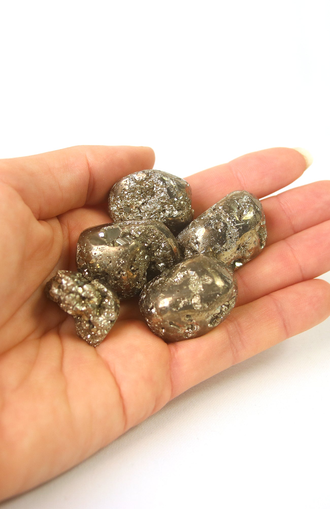 Pyrite Tumbles Stones